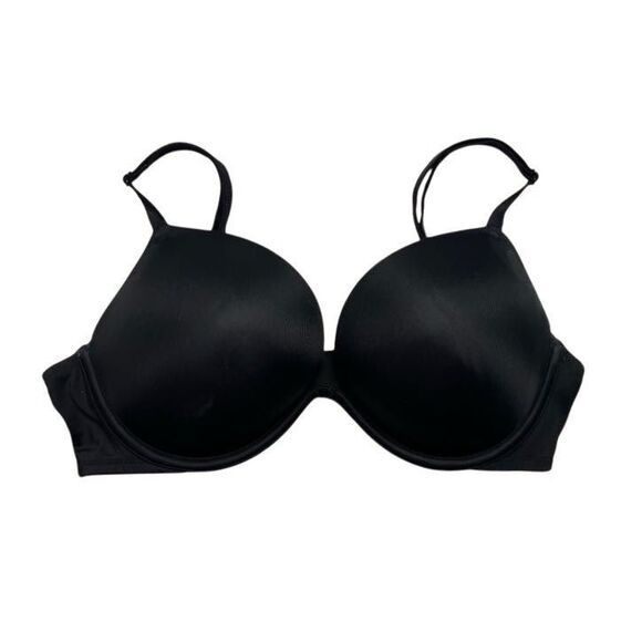 PINK VICTORIA’S SECRET Women’s Black Wear Everywhere T-Shirt Lightly Lined Bra S - Picture 1 of 3